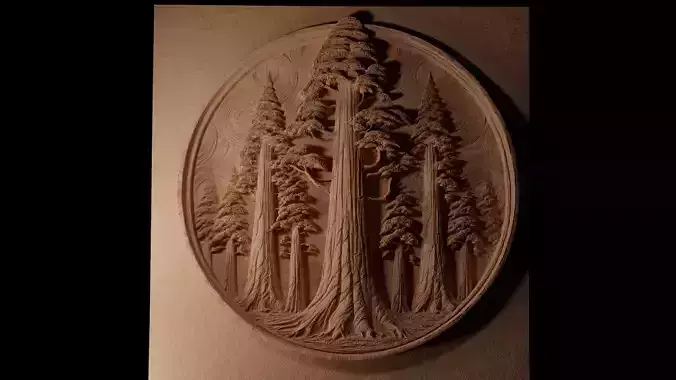 Sequoia CNC 3d Print High Relief Sand Casting