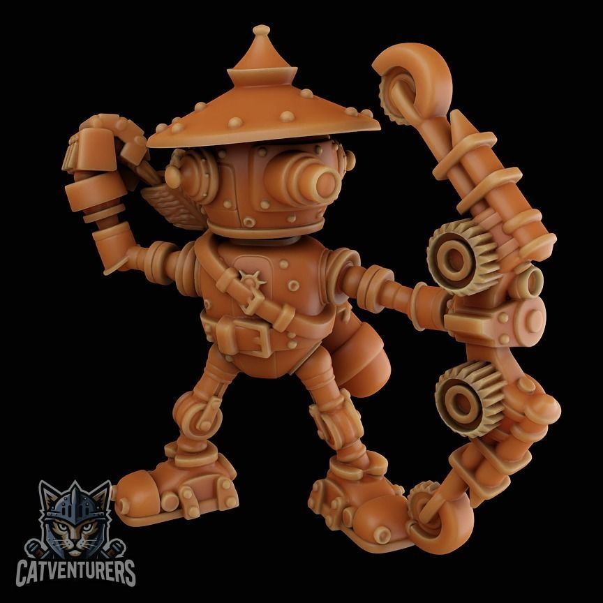 Dumbot Infantry Squad  3D print model_5