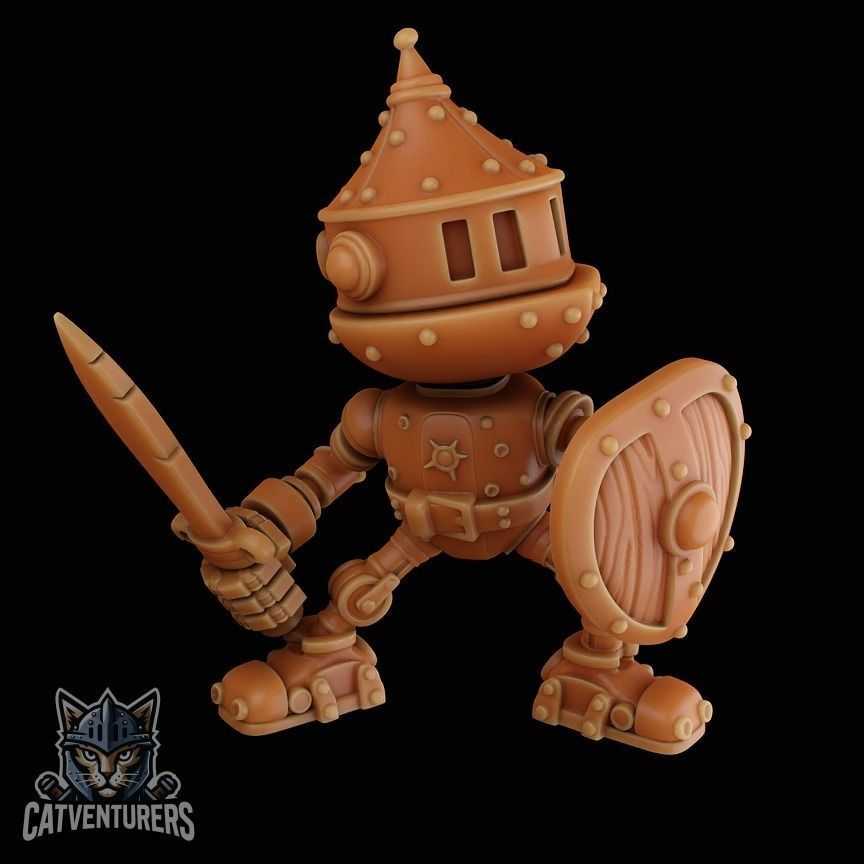 Dumbot Infantry Squad  3D print model_3