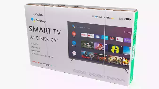 85 Inch Television Shipping Box