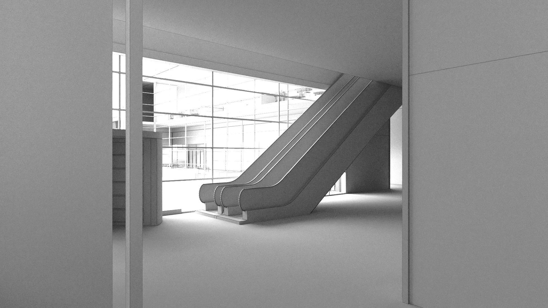 Railway Station PP Low-poly 3D model_28