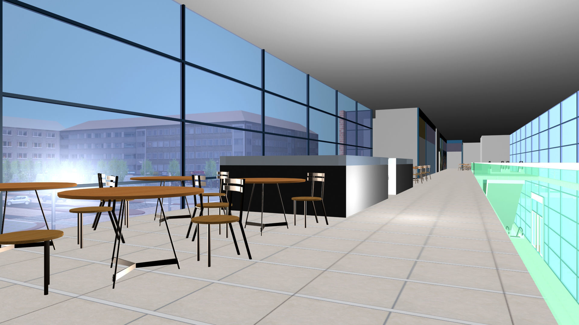 Railway Station PP Low-poly 3D model_18