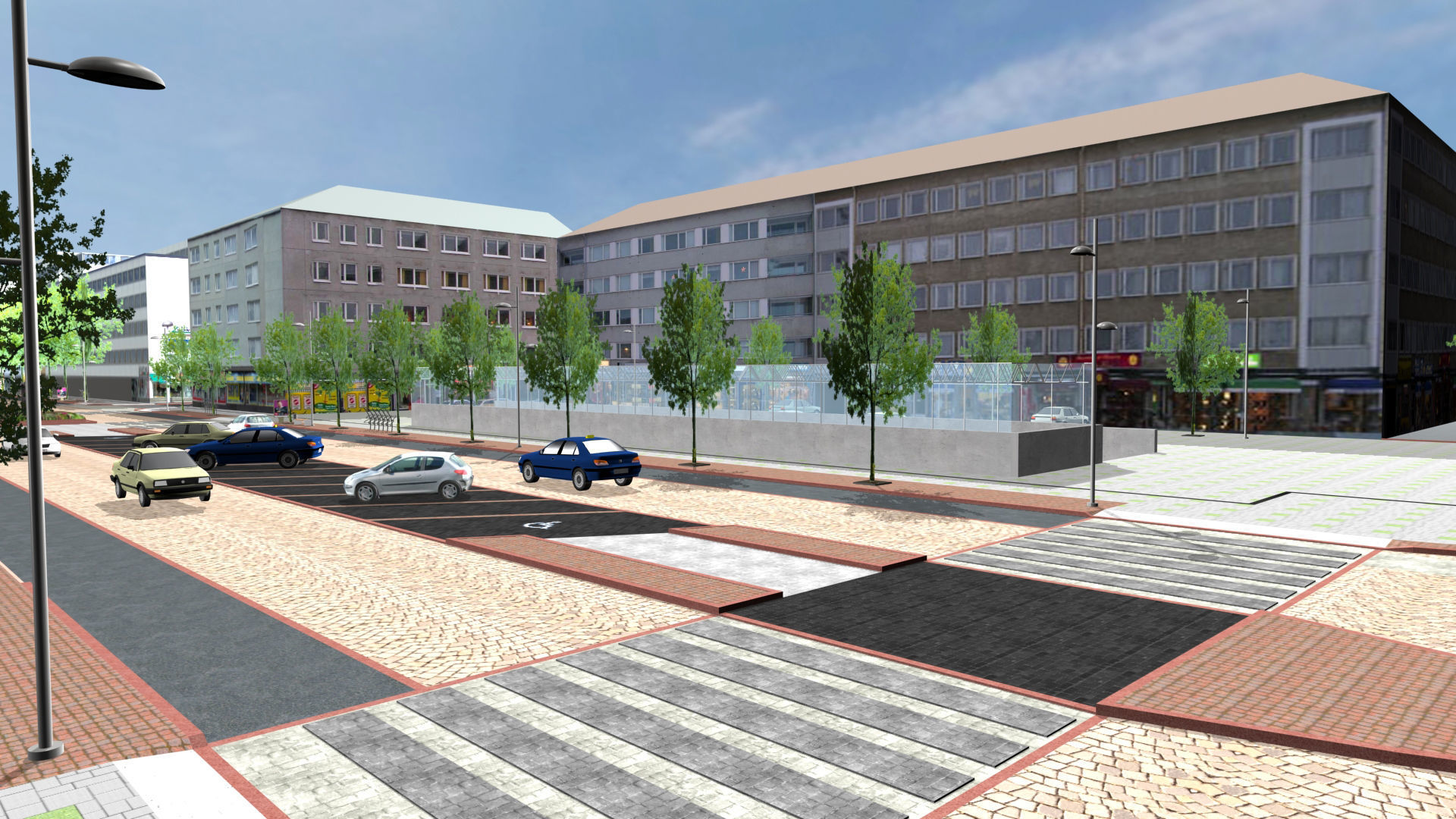 Railway Station PP Low-poly 3D model_11