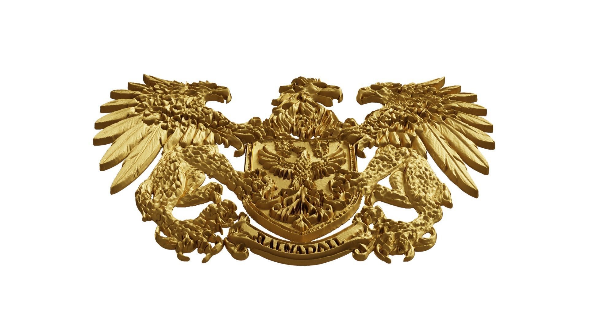 Coat of arms decorative - 01 3D print model_3