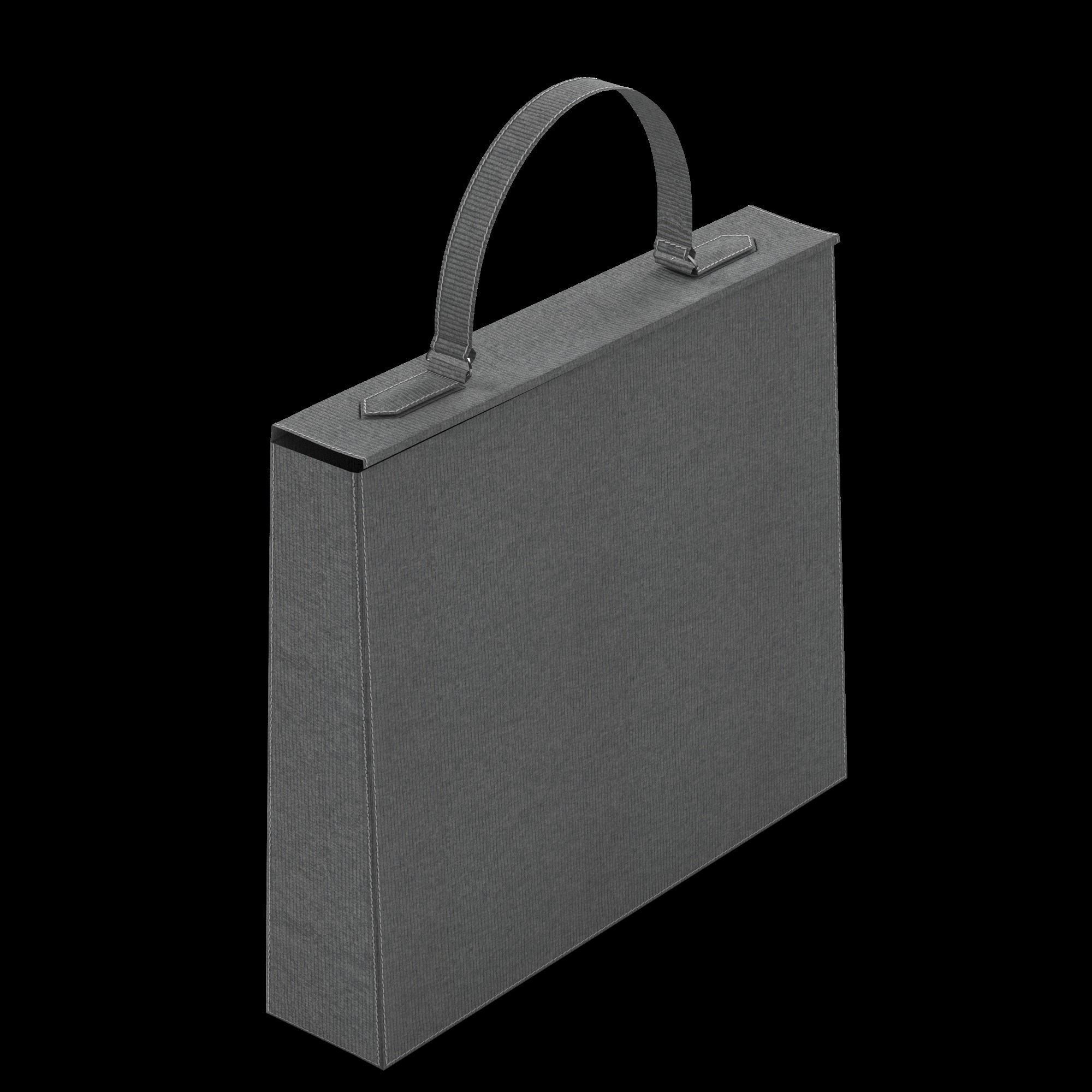 35 DIFFERENT TYPE OF BAGS BACKPACK BRIEFCASE PURSE Low-poly 3D model_37