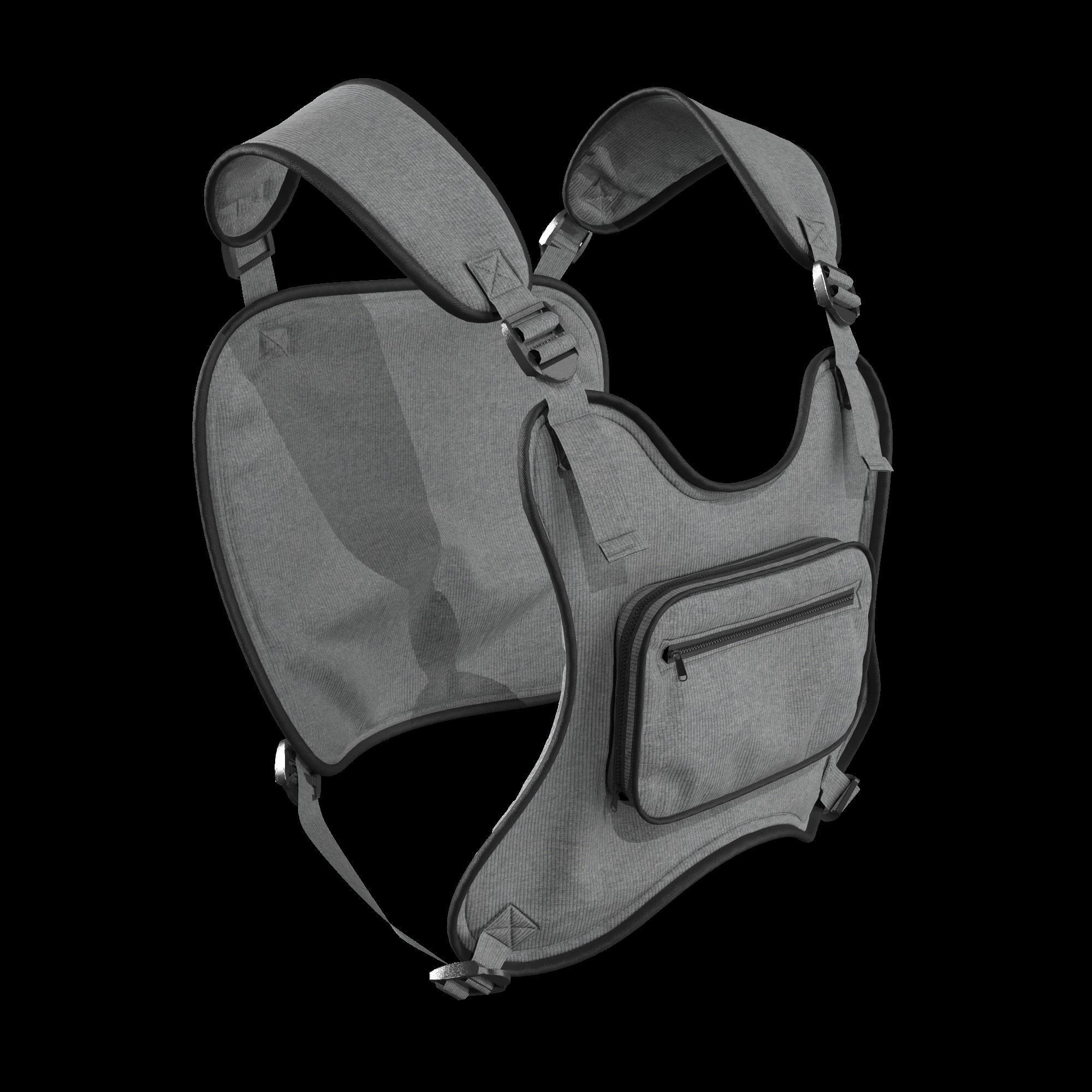 35 DIFFERENT TYPE OF BAGS BACKPACK BRIEFCASE PURSE Low-poly 3D model_18