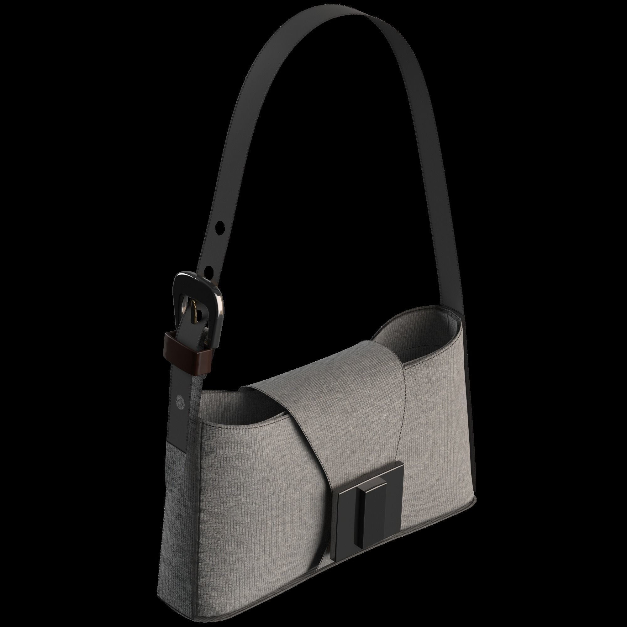 35 DIFFERENT TYPE OF BAGS BACKPACK BRIEFCASE PURSE Low-poly 3D model_9