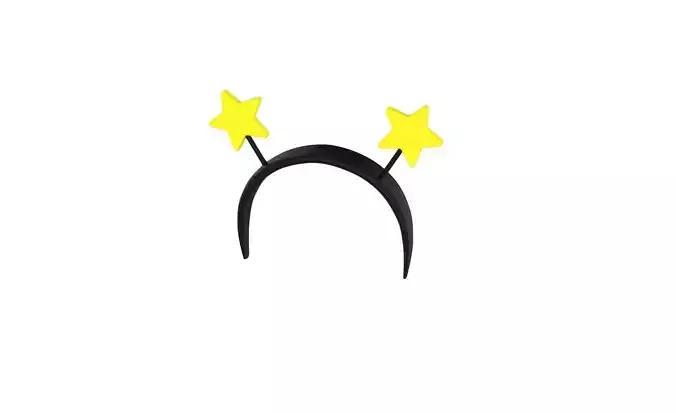 Prop56 Star Headband Low-poly 3D model
