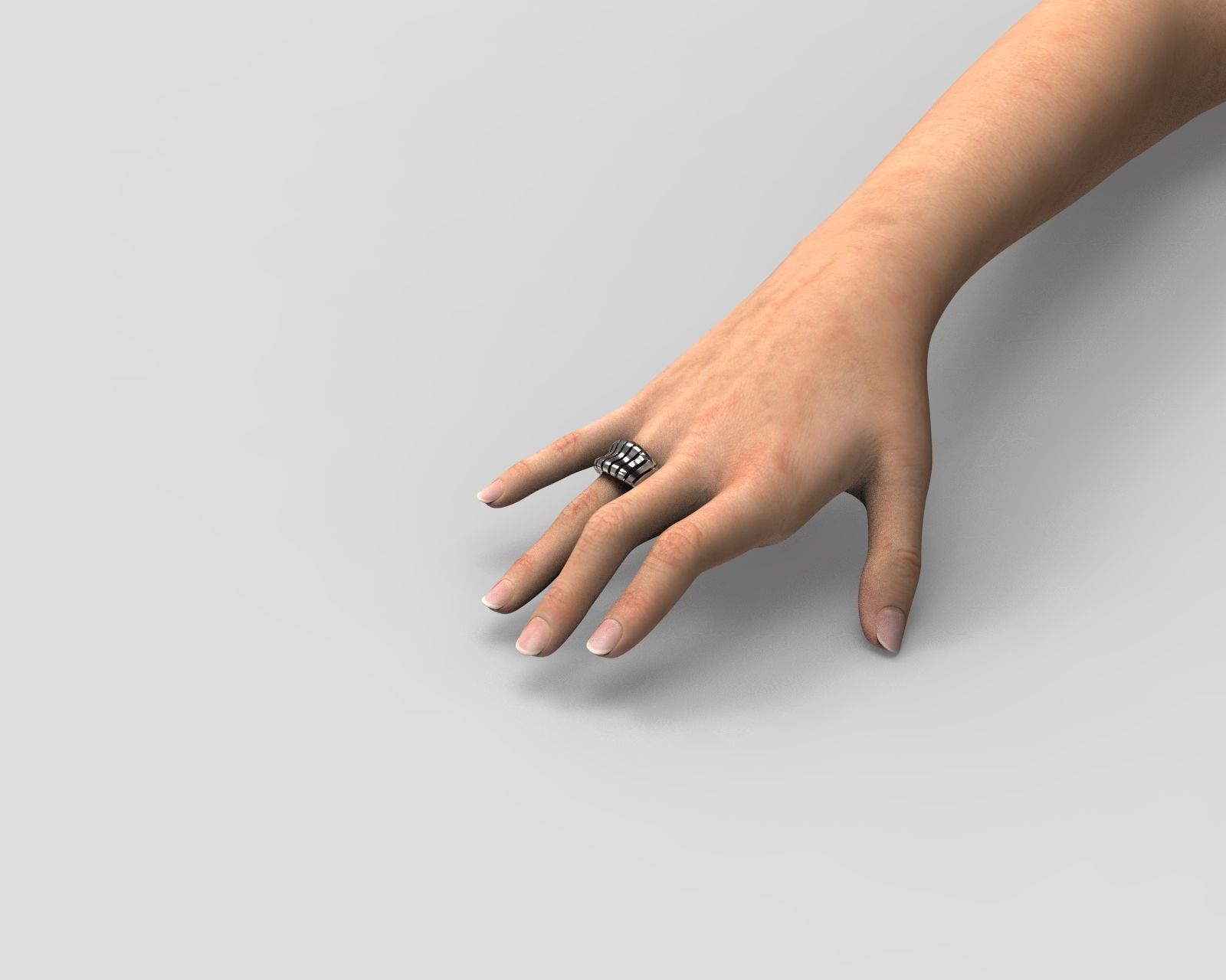 R 016 Ring Easy Weaves Free 3D print model_2
