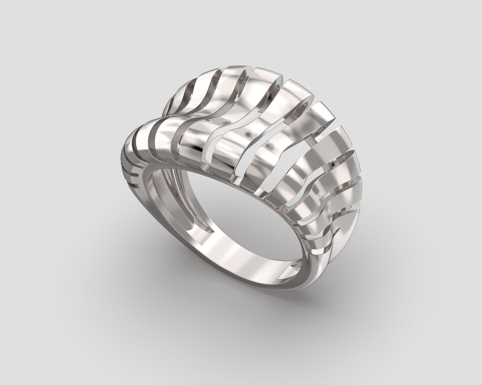 R 016 Ring Easy Weaves Free 3D print model_9