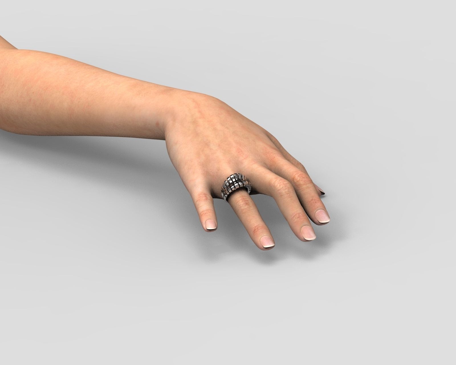 R 016 Ring Easy Weaves Free 3D print model_4