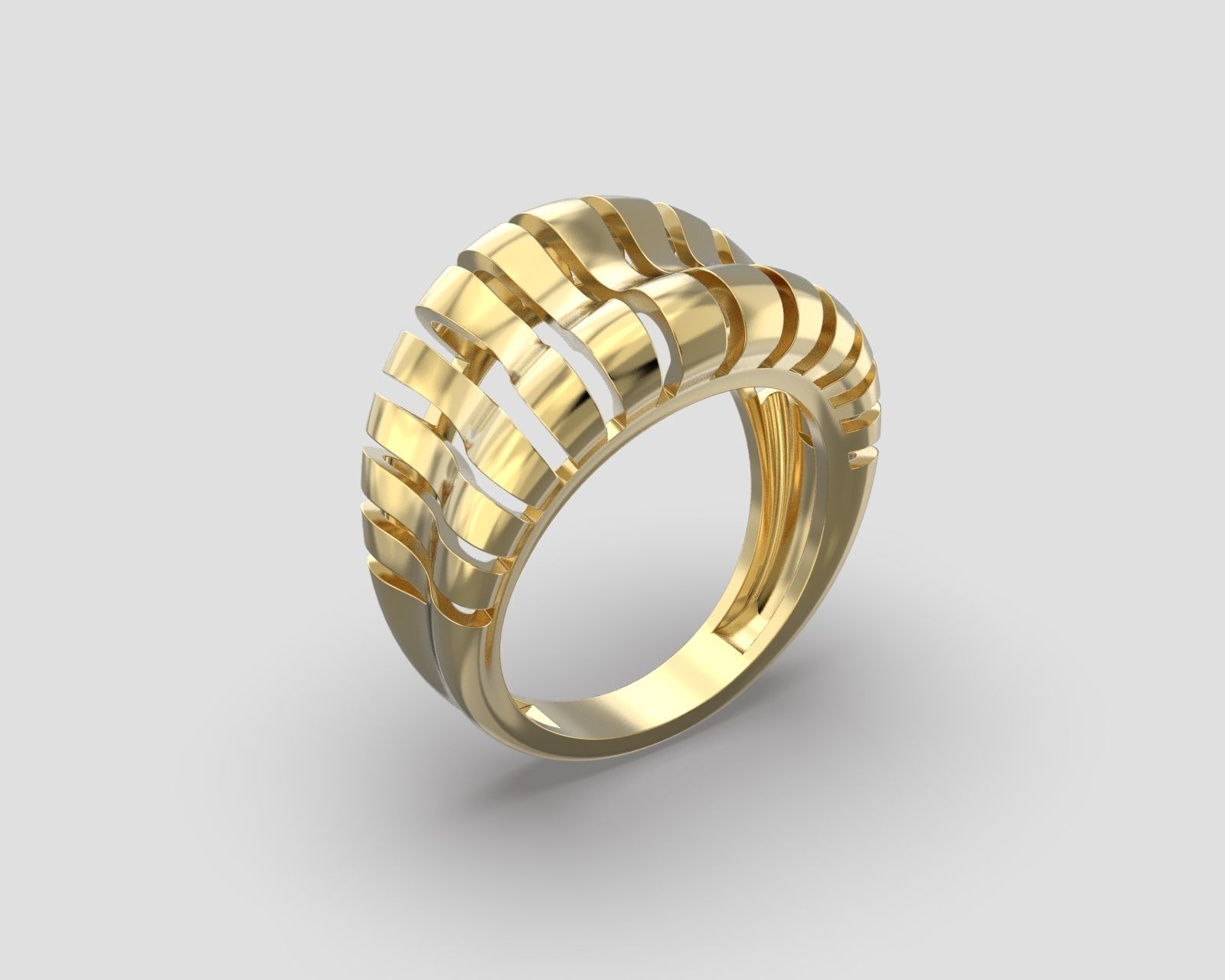 R 016 Ring Easy Weaves Free 3D print model_1