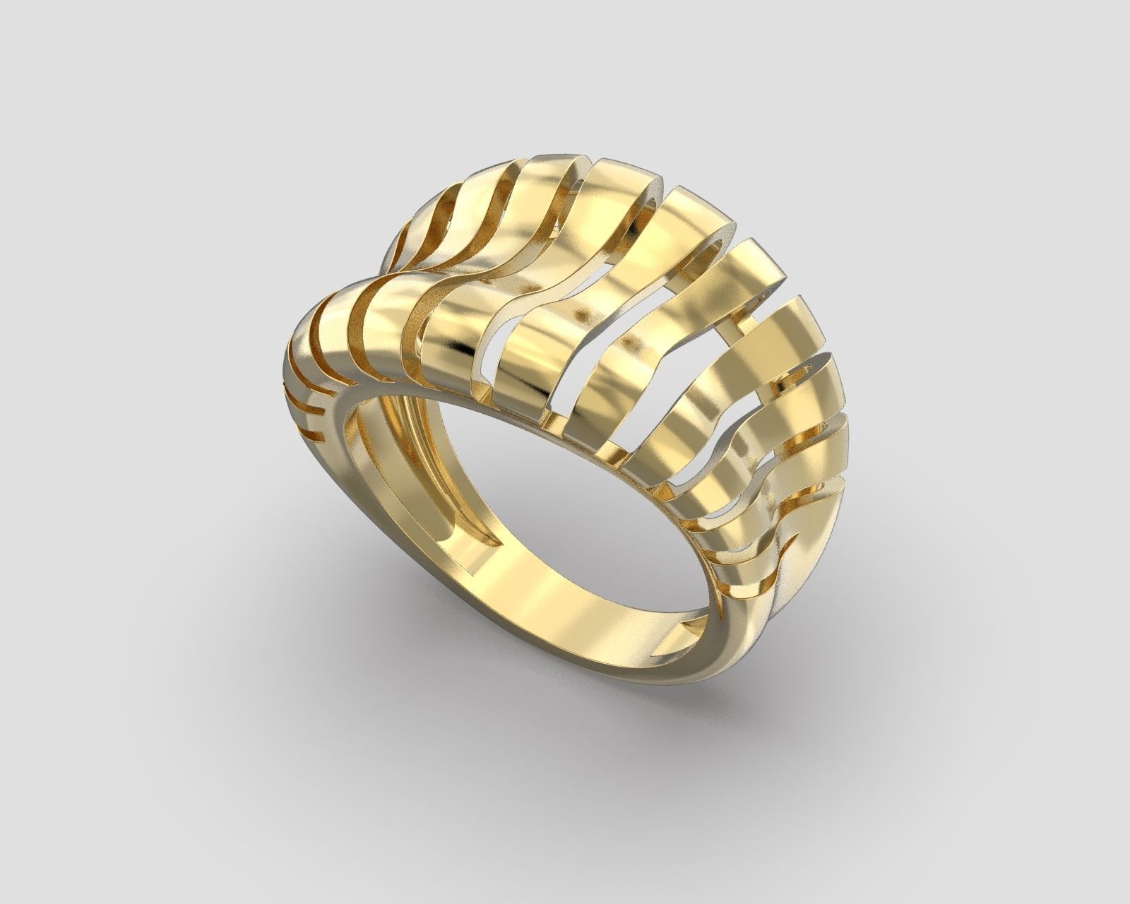 R 016 Ring Easy Weaves Free 3D print model_8
