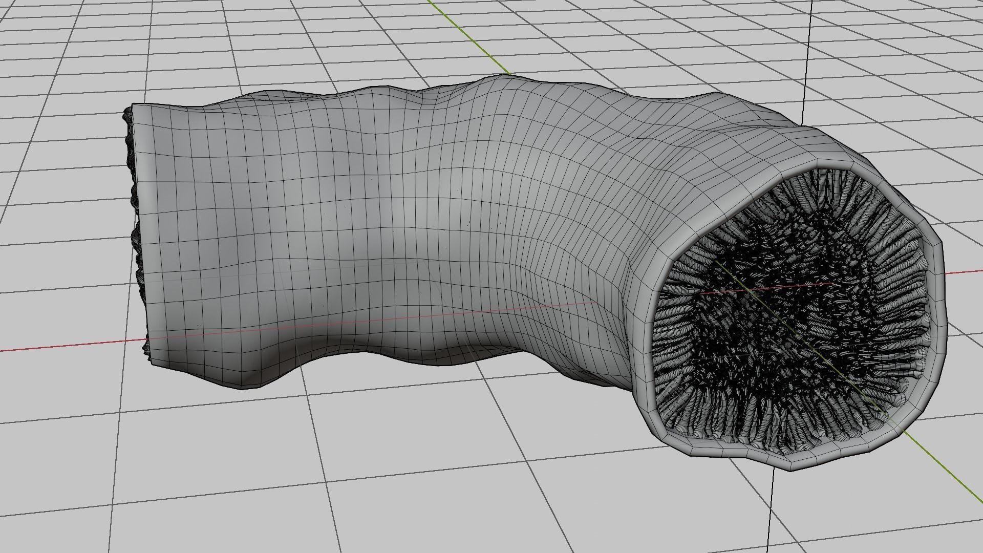 Intestinal villi Low-poly 3D model_8
