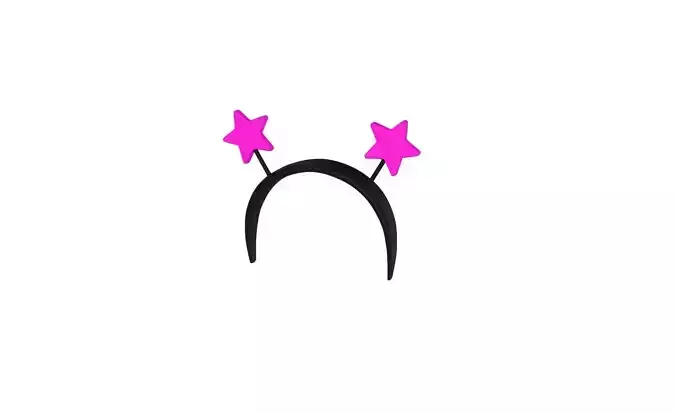 Prop57 Star Headband Low-poly 3D model