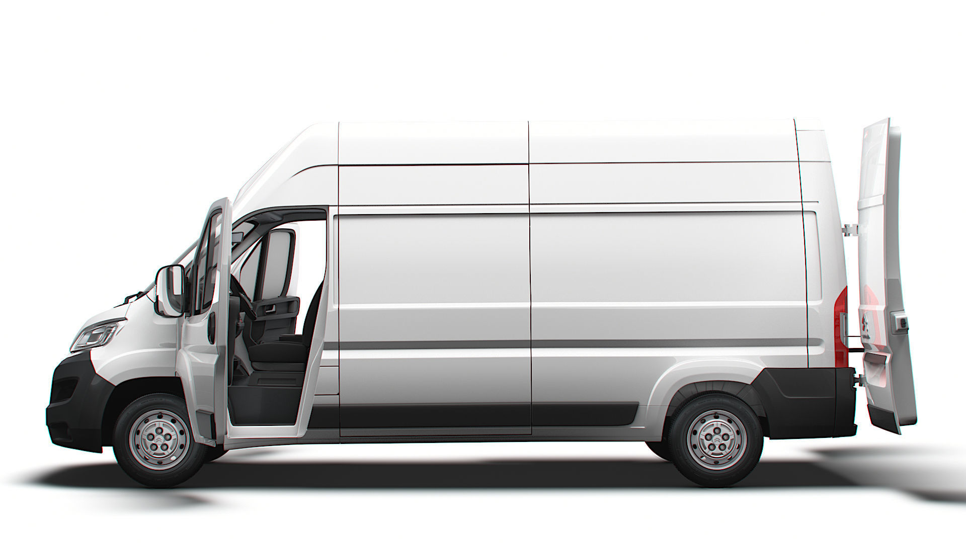 Citroen Jumper Van L3H3 HQ Interior 2023 3D model_4