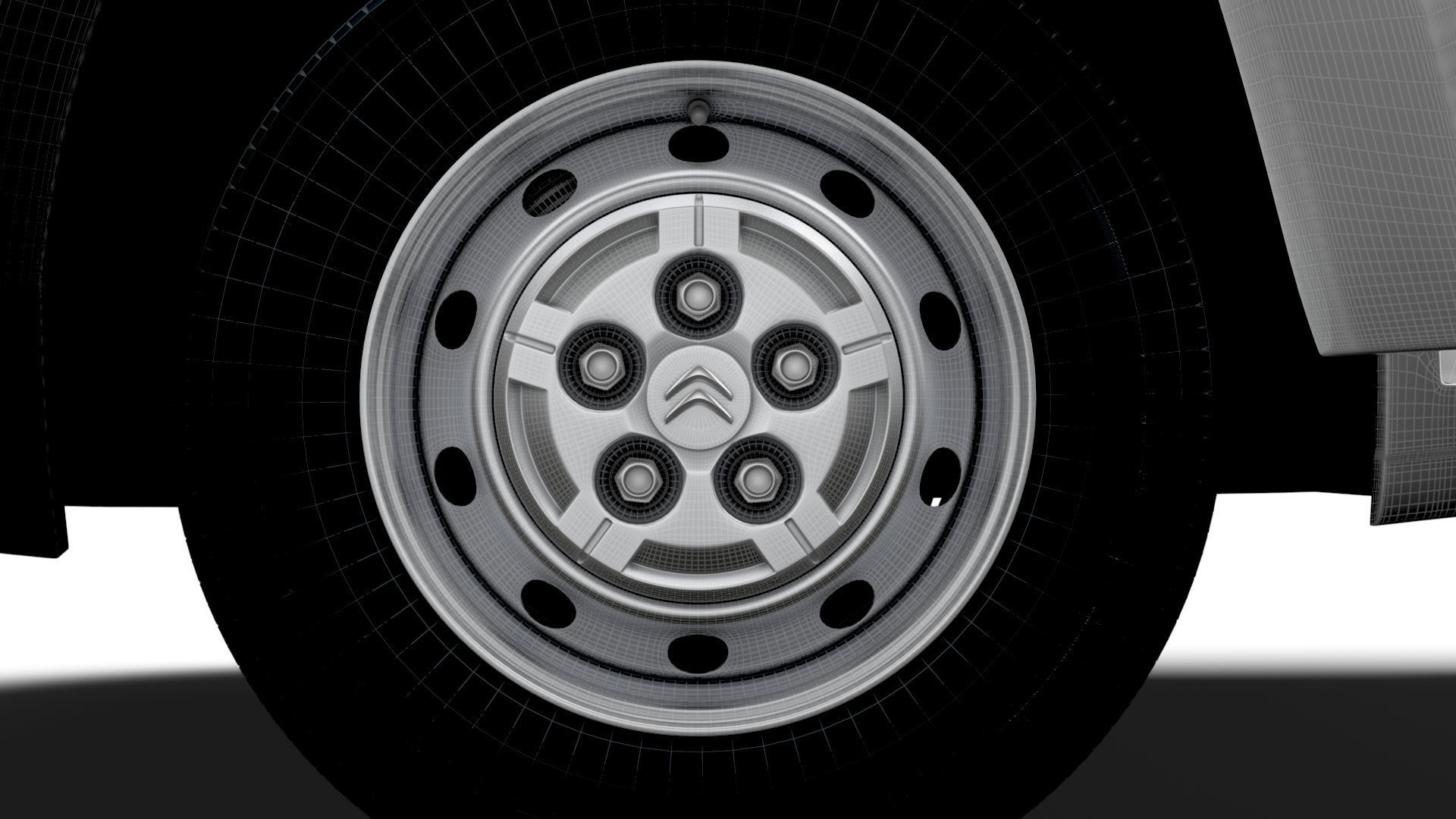 Citroen Jumper Van L3H3 HQ Interior 2023 3D model_24