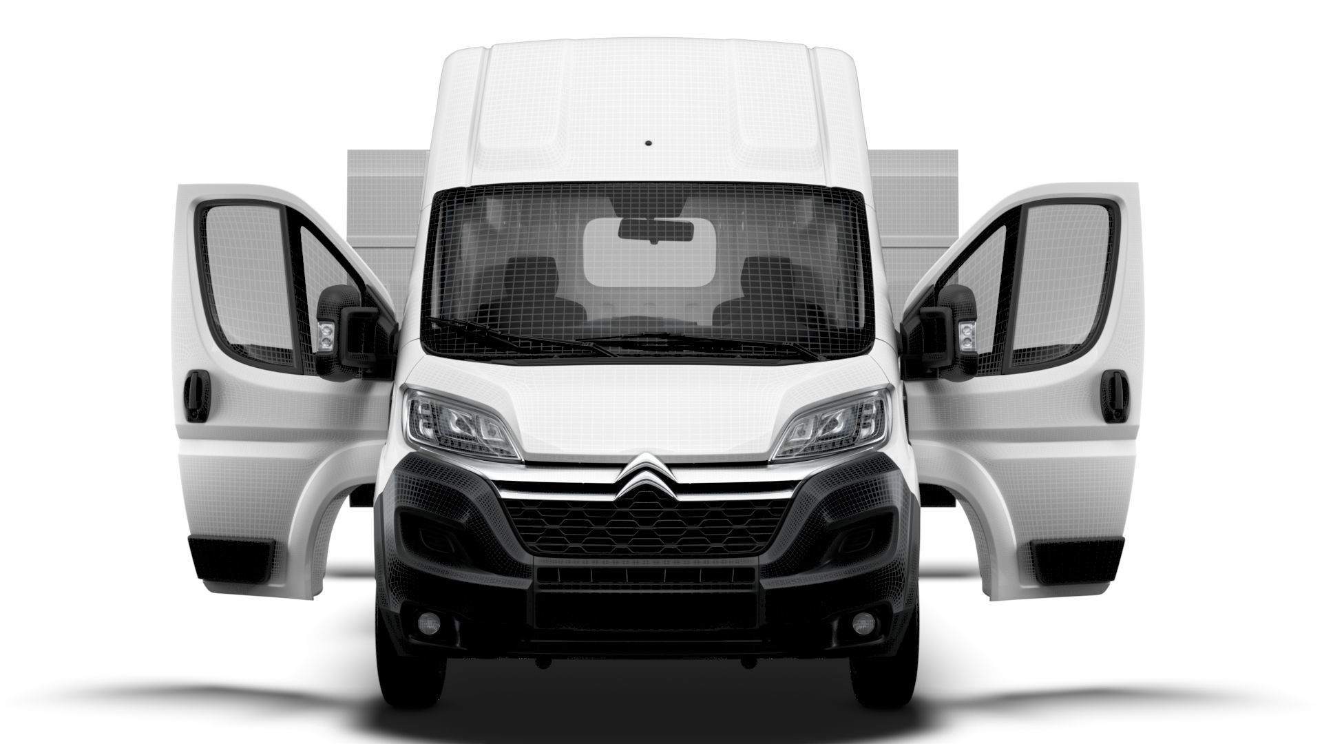 Citroen Jumper Van L3H3 HQ Interior 2023 3D model_18