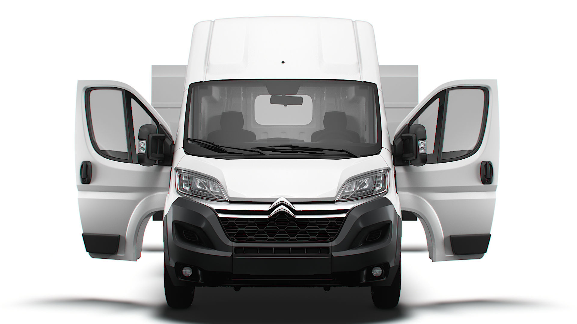 Citroen Jumper Van L3H3 HQ Interior 2023 3D model_5