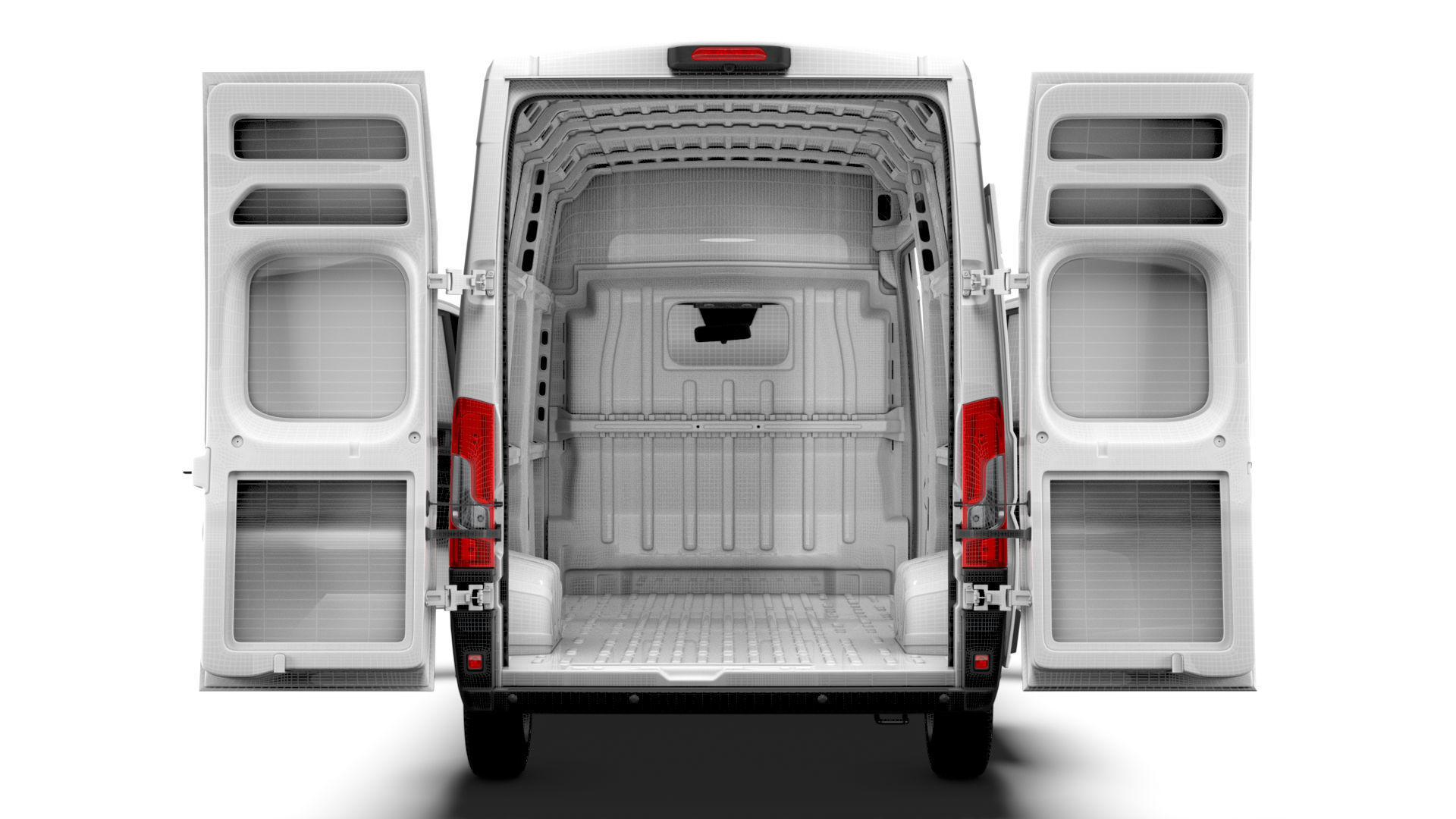 Citroen Jumper Van L3H3 HQ Interior 2023 3D model_22