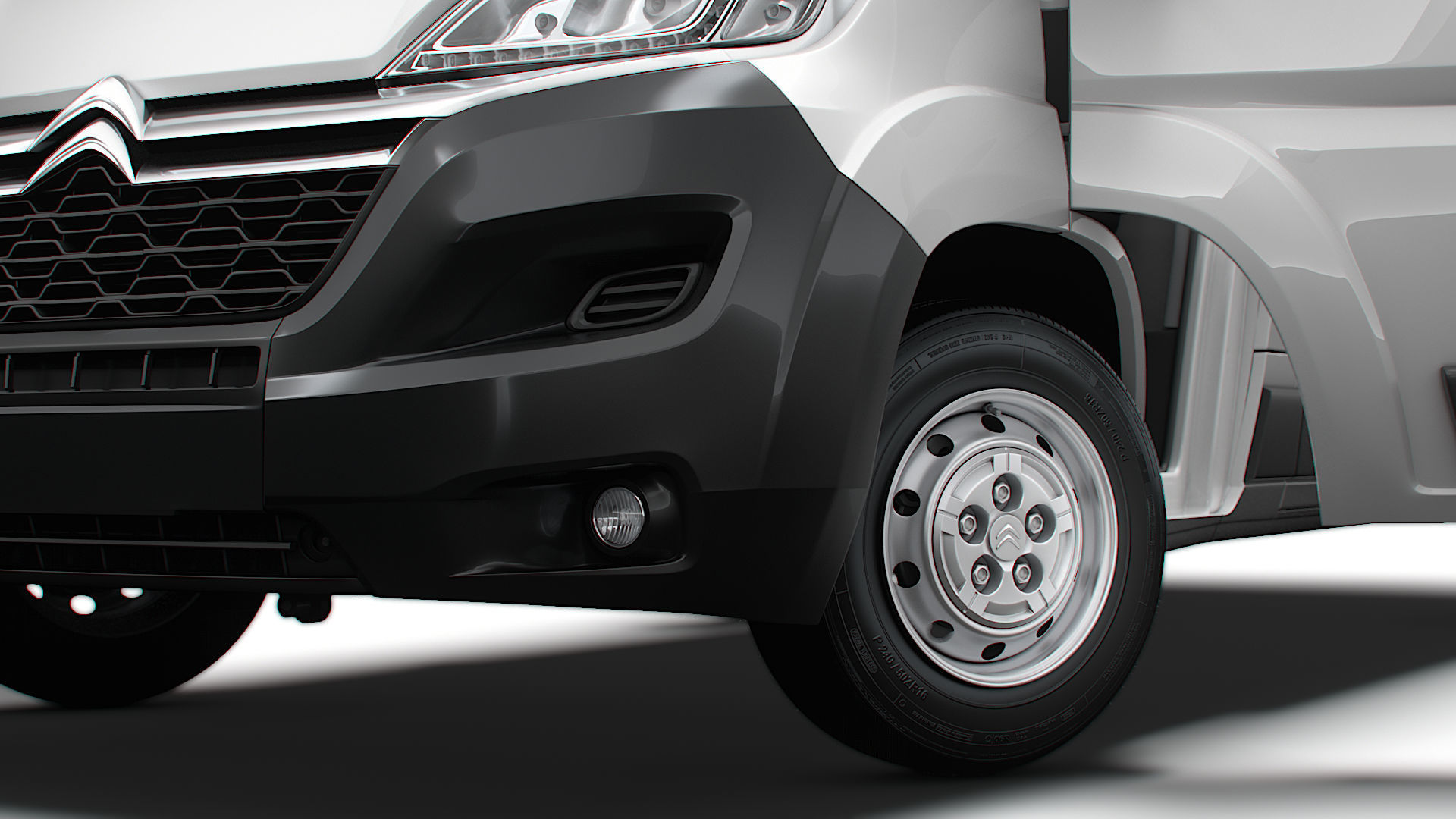 Citroen Jumper Van L3H3 HQ Interior 2023 3D model_3