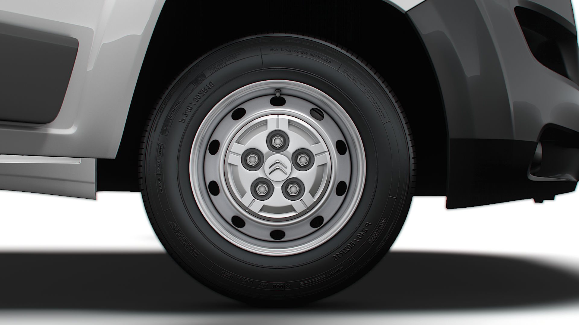 Citroen Jumper Van L3H3 HQ Interior 2023 3D model_8