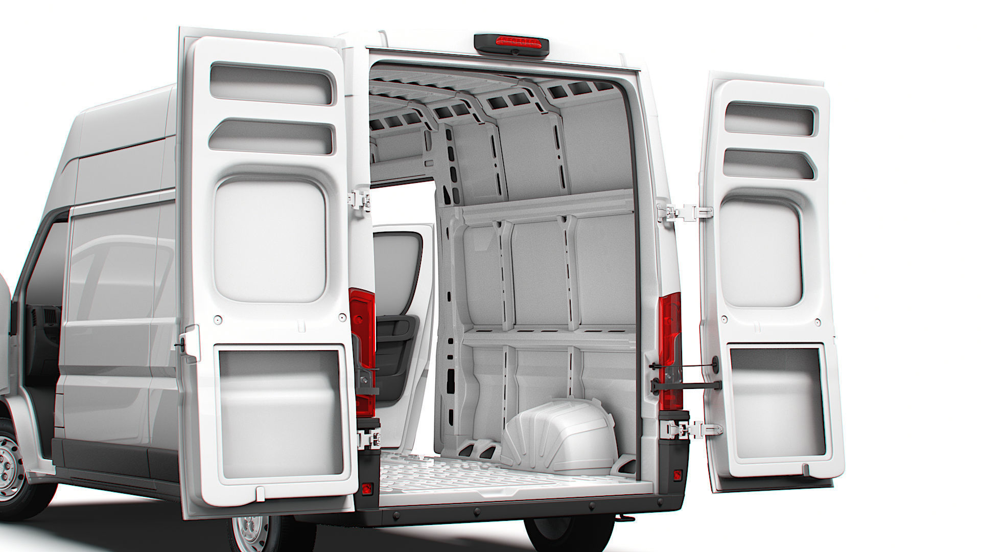 Citroen Jumper Van L3H3 HQ Interior 2023 3D model_2