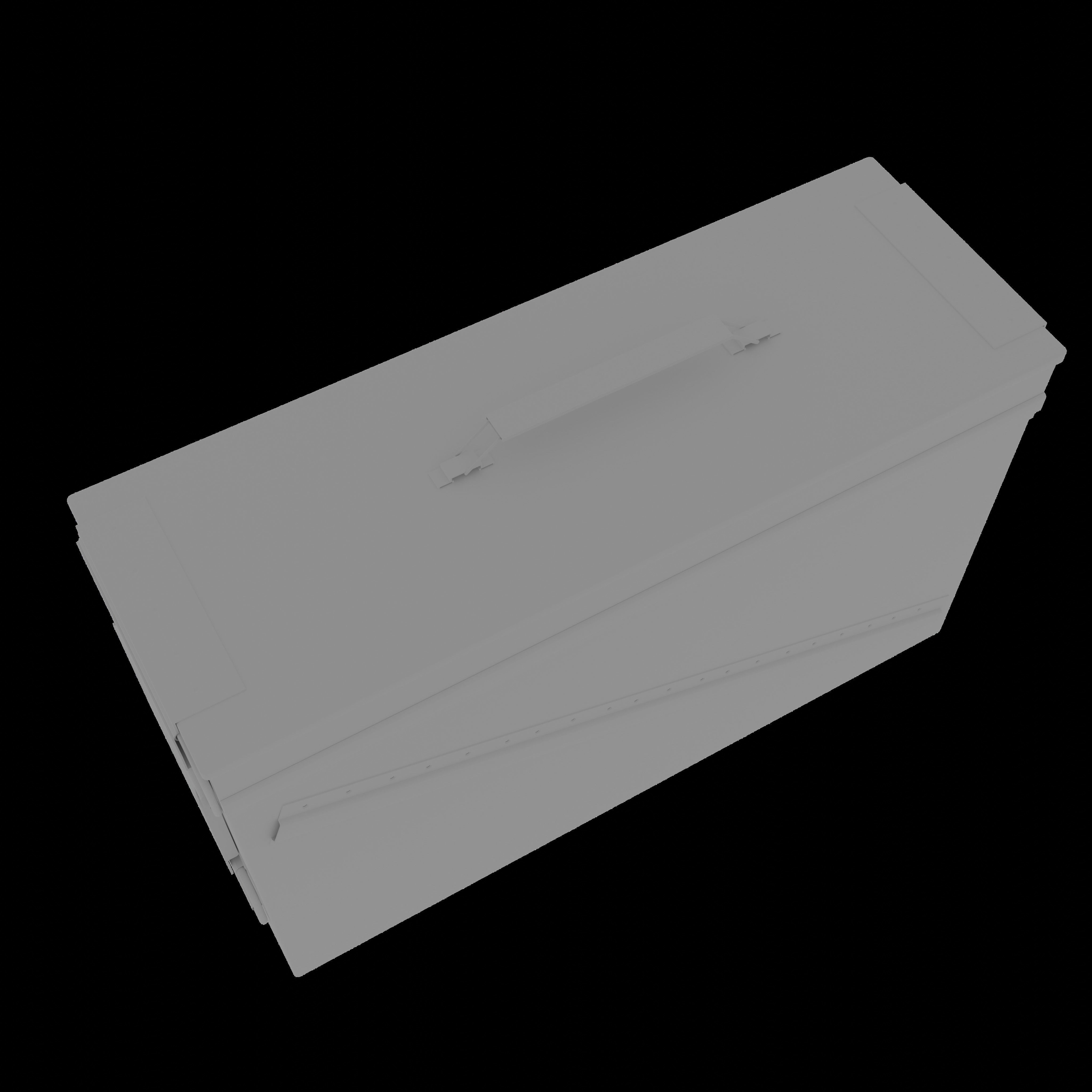 3D Realistic Ammo Box Damaged-Rusty 3D model_12