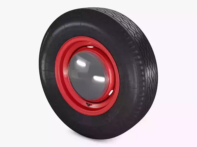 Retro Car Wheel M 2