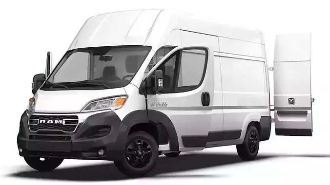 RAM Promaster Van L3H3 HQ Interior 2023