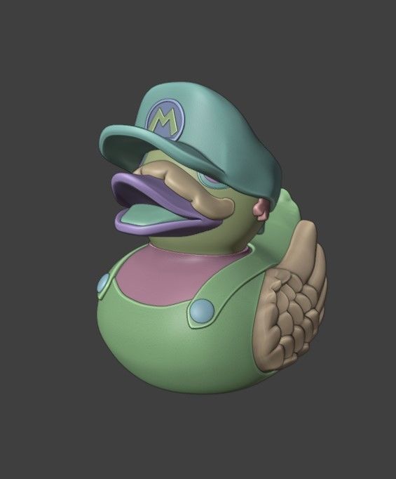 Mario and Luigi  Ducks-  Super Mario Bros  3D print model_2