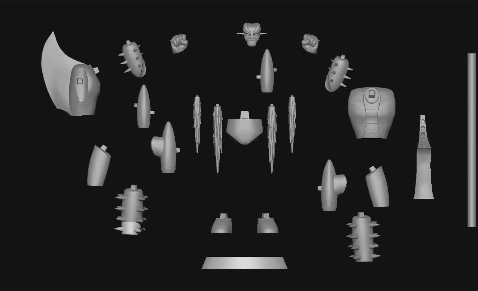 Baras K9 Mazinger Z 3D print model_5