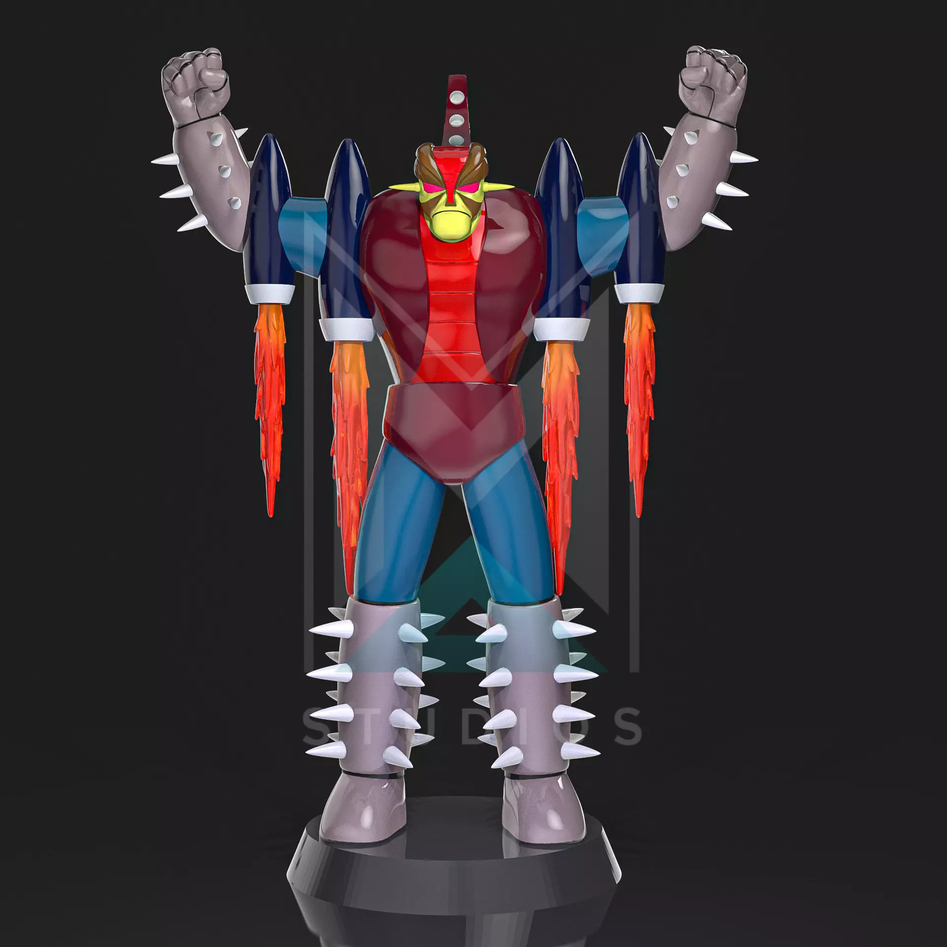 Baras K9 Mazinger Z 3D print model_0