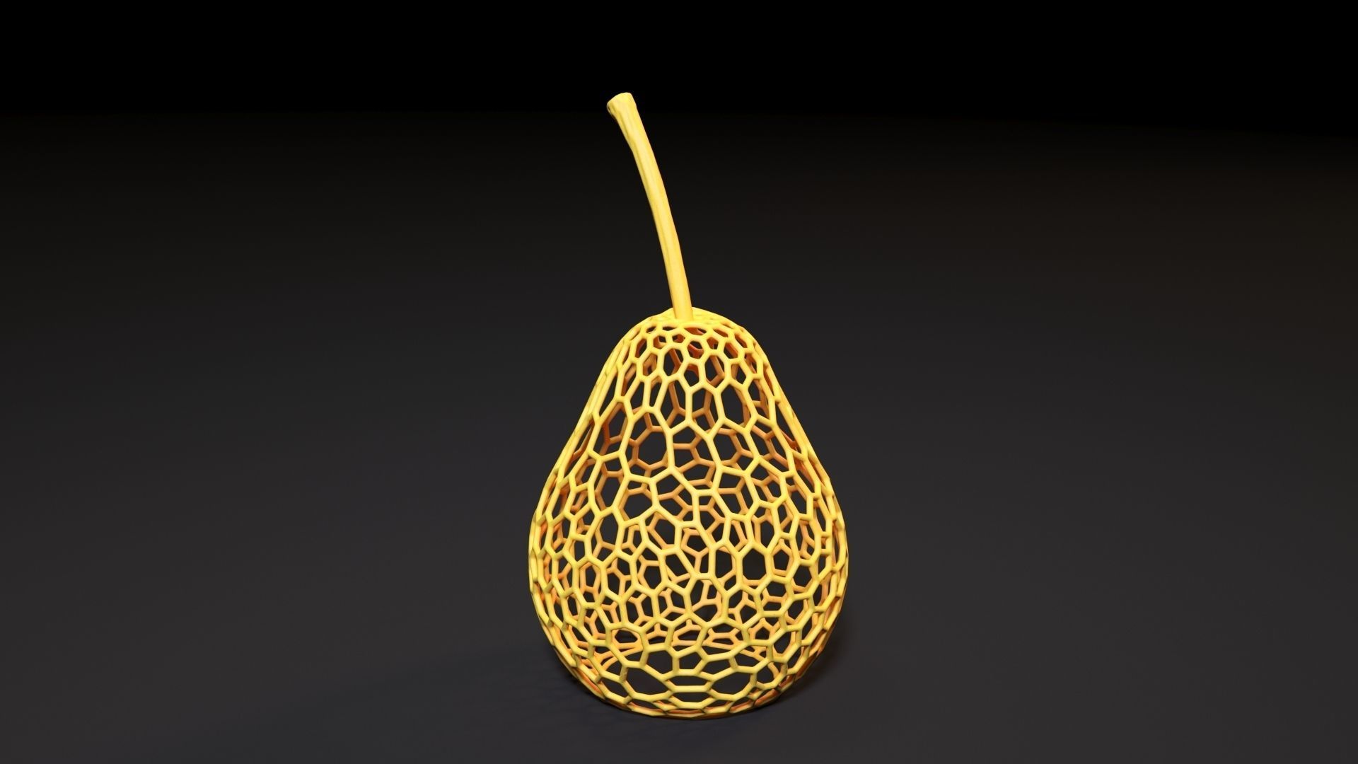 Pear lamp 3D print model_13