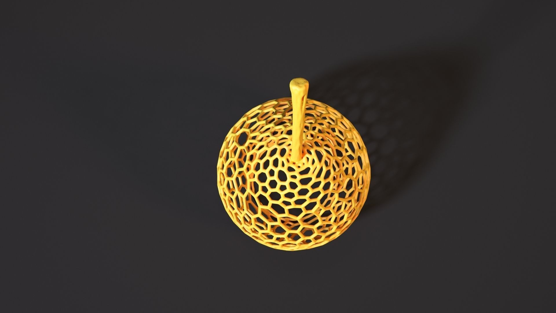 Pear lamp 3D print model_17