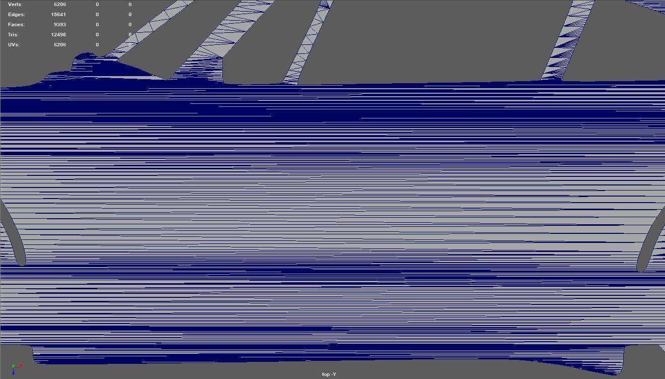 Porsche 911 964 Turbo Veilside Coupe 1993 Key Ring 3D print model_7