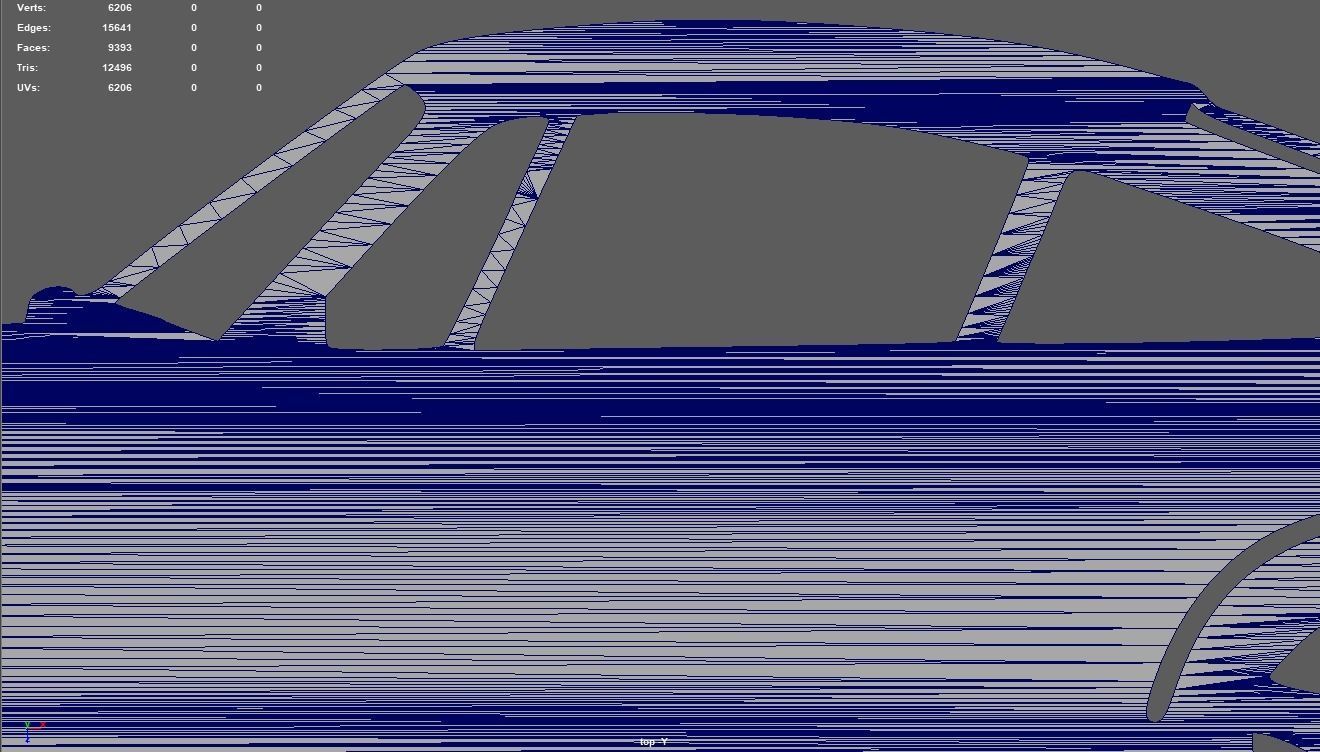 Porsche 911 964 Turbo Veilside Coupe 1993 Key Ring 3D print model_8