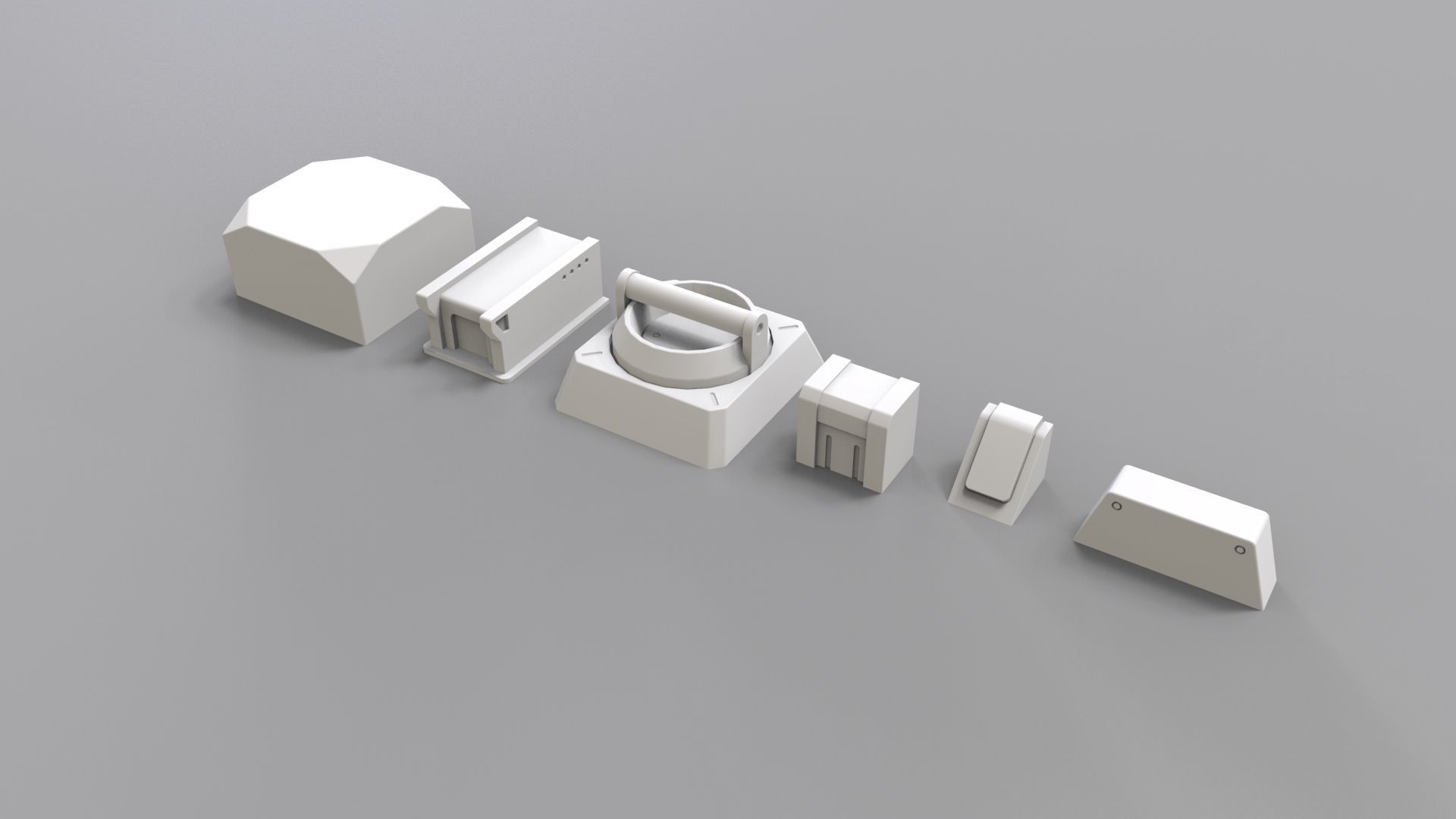 Sci fi trim sheets 3 3D model_14