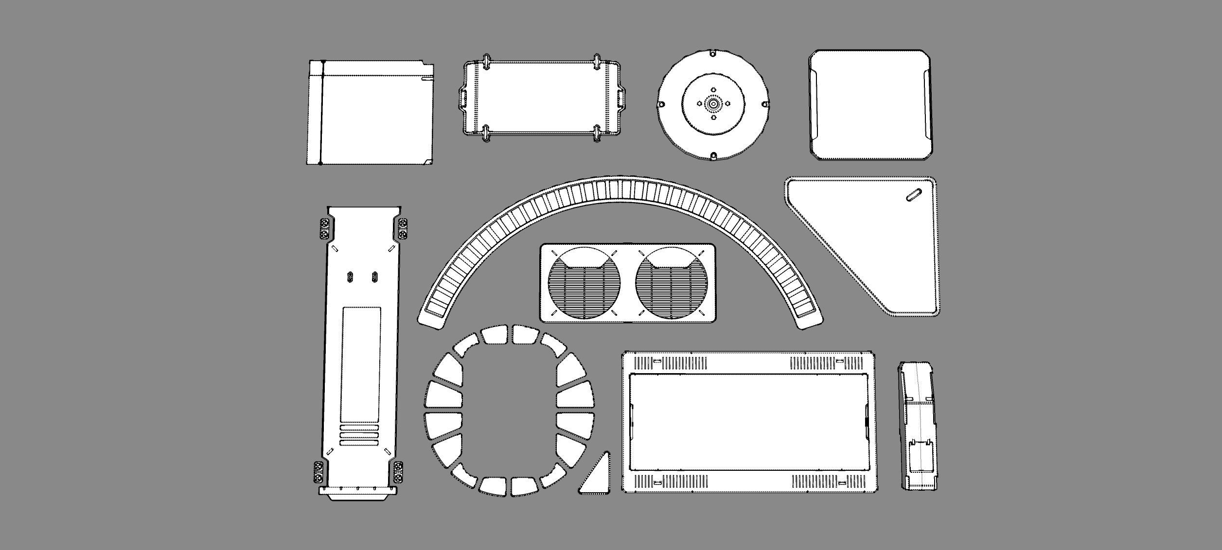Sci fi trim sheets 3 3D model_18