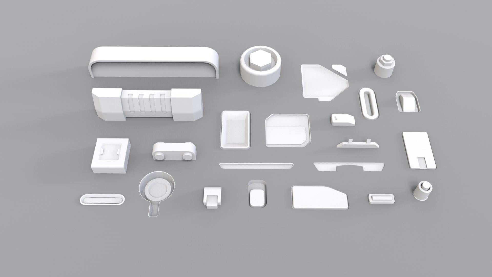 Sci fi trim sheets 3 3D model_15