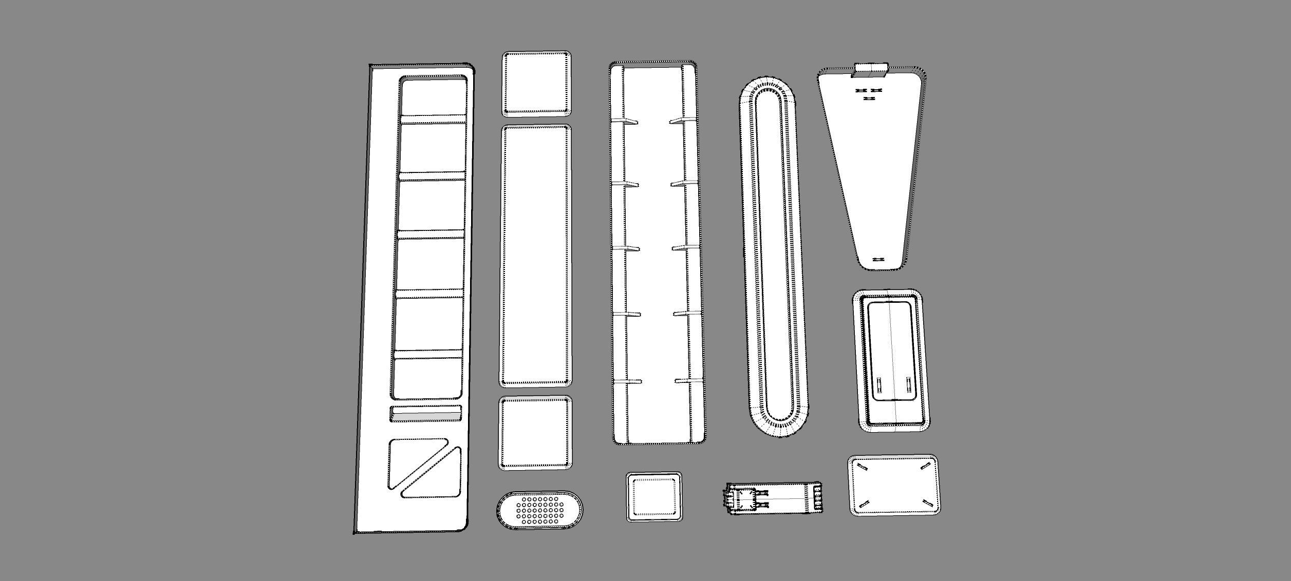 Sci fi trim sheets 3 3D model_20