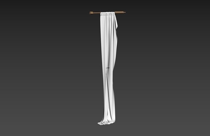 Curtain 3D model