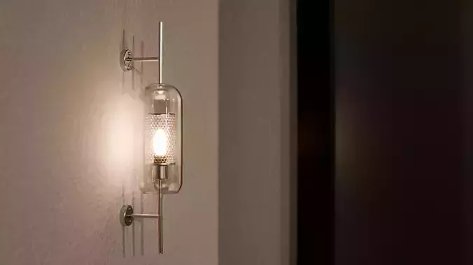 light fixture Low-poly 3D model