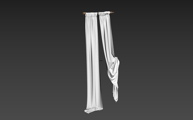 Curtain 3D model