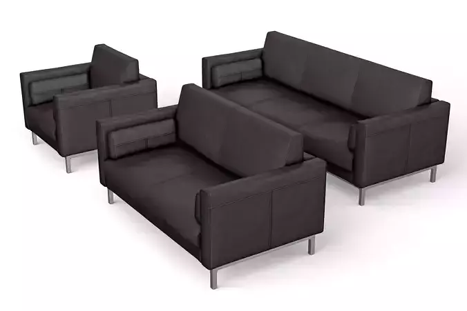 Sofa Set Leather Fabric Velvet