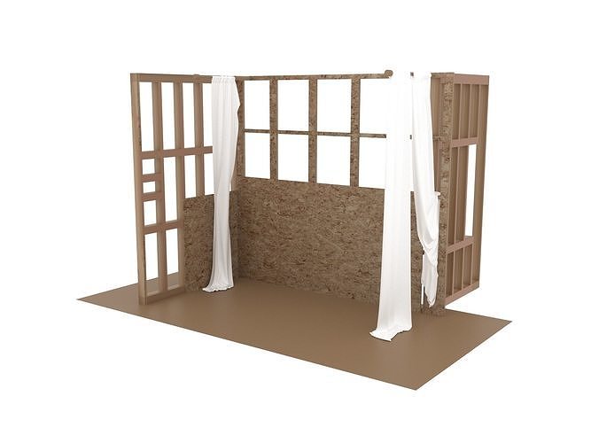 Curtain 3D model