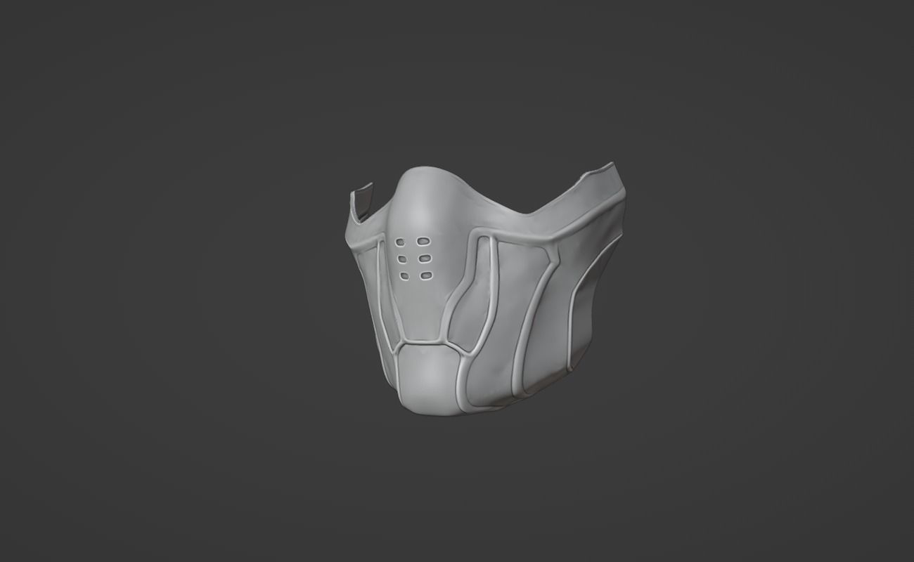 Ermac mask from MK1 - Seeking Solitude 3D print model_4