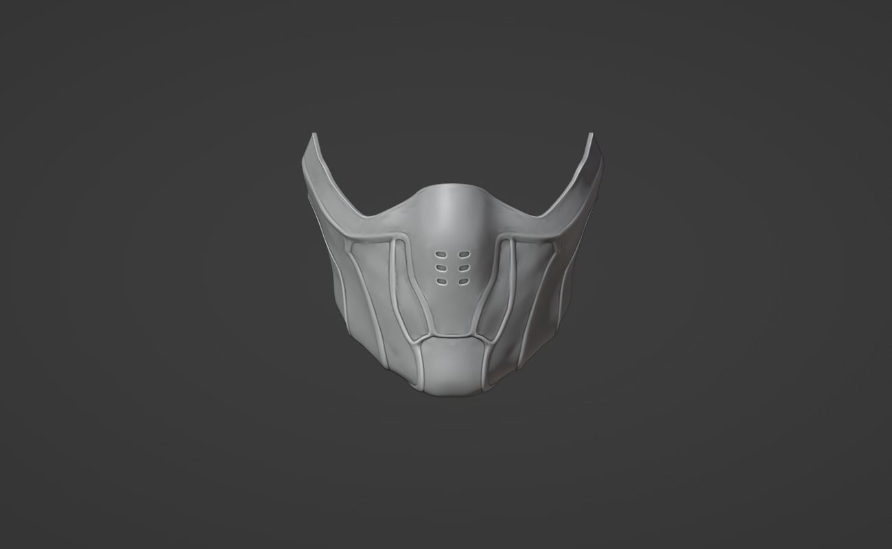 Ermac mask from MK1 - Seeking Solitude 3D print model_1