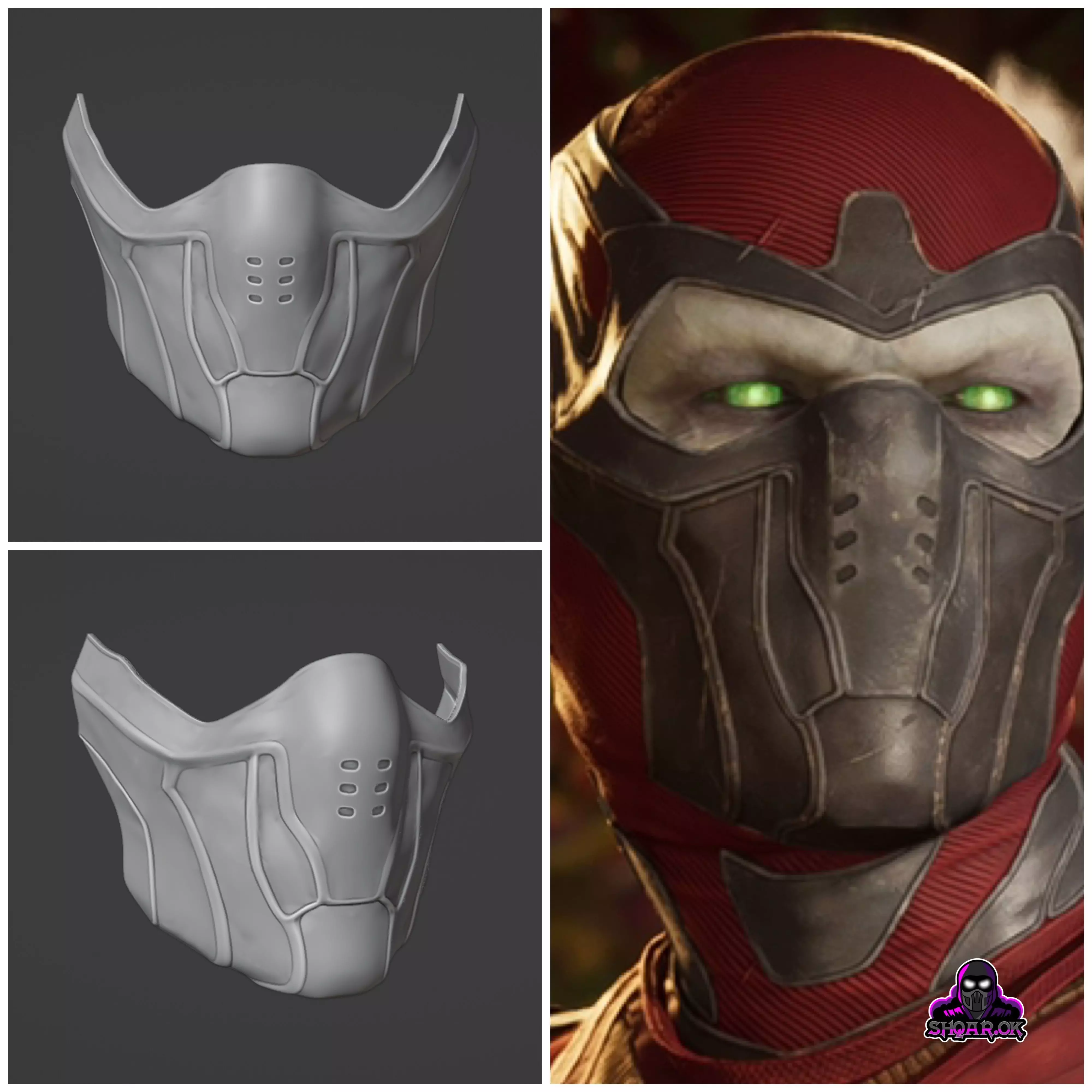 Ermac mask from MK1 - Seeking Solitude 3D print model_0