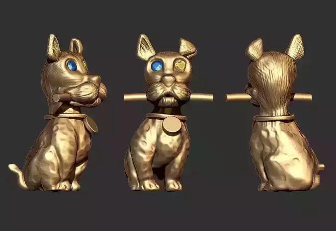  3D dog model